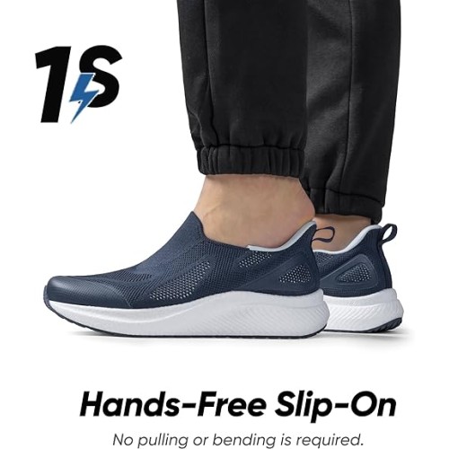 Skechers Hands Free Slip-Ins Veloma heren sneaker Grijs Skechers Hands Free Slip-Ins Veloma heren sneaker Grijs